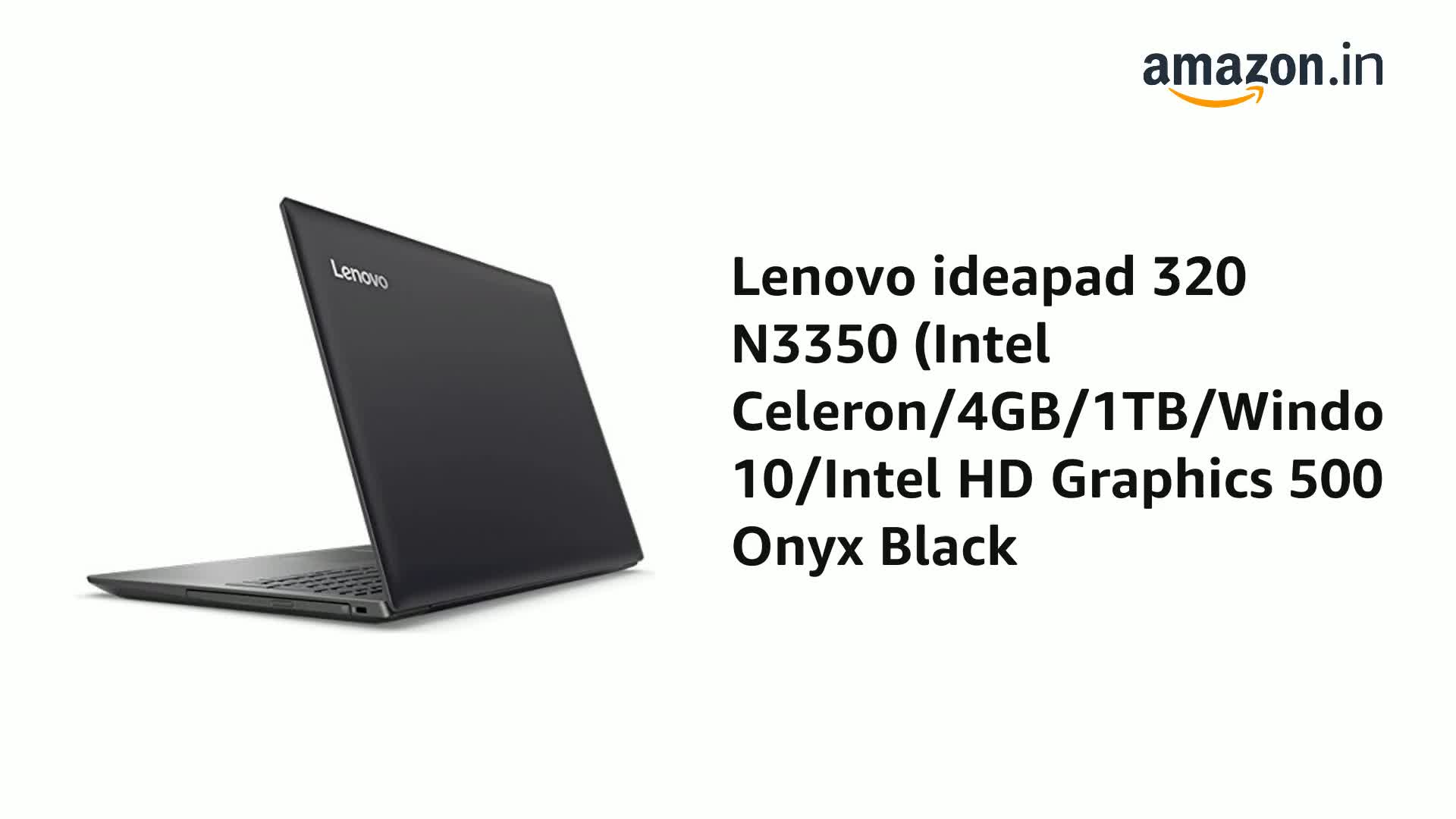 Lenovo ideapad 320 N3350 (Intel Celeron/4GB/1TB/Window 10/Intel HD